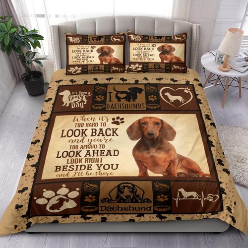 Dachshund quilt bedding set - quilt,