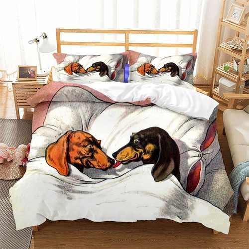 Quirky dachshund quilt - dachshund,