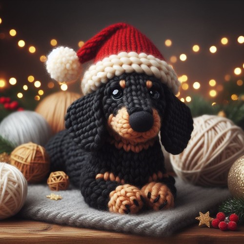Single luxury dachshund - single,