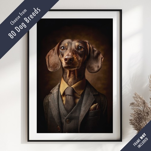 Smartly dressed dog portrait - dog,