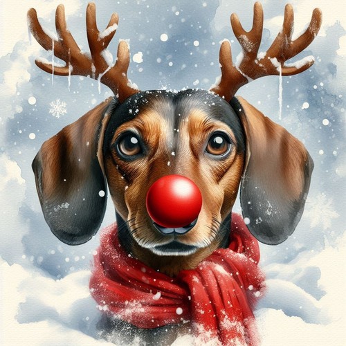 Single luxury dachshund - luxury,