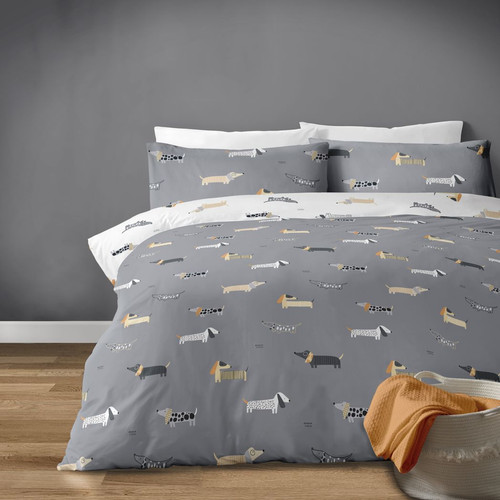 Dachshund dog duvet - dog, cover