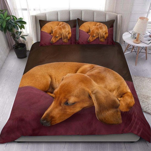 Dachshund bedding set doona - dachshund,