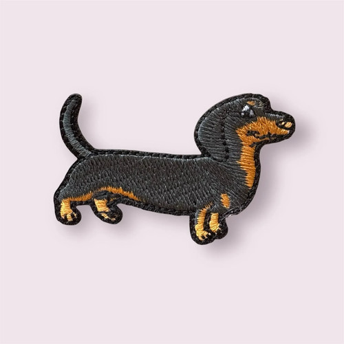 Dog iron patch dachshund - iron,