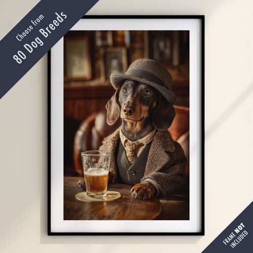 Funny dog drinking beer - drinking,