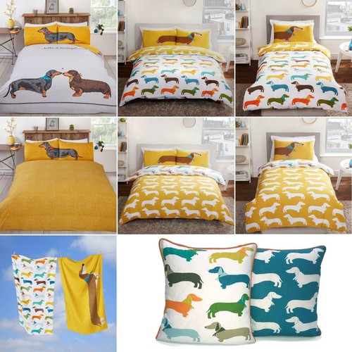 Sausage dog duvet cover set - cover,