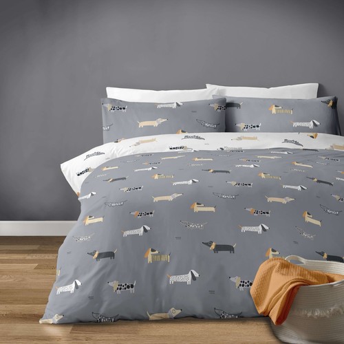 Sausage dog printed easy care - printed,