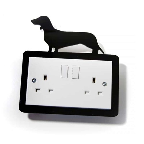 Dog light switch surrounds - light,