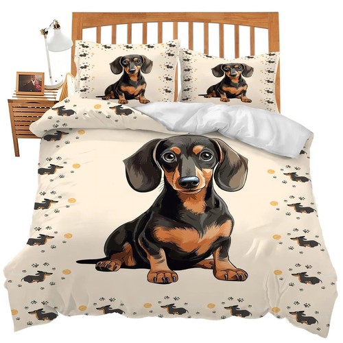 Dachshund dog duvet cover - dachshund,