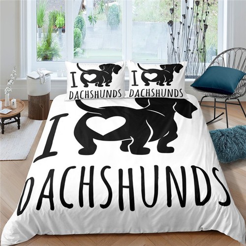 Dachshund doona duvet cover - duvet,