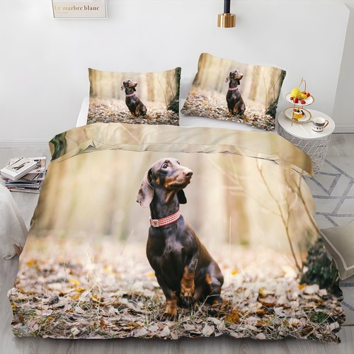 Cartoon dachshund doona - cartoon,