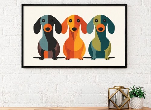 Dachshund colored photo - a3,