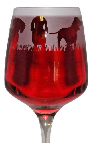 Dachshund engraved etched - dachshund, engraved/etched