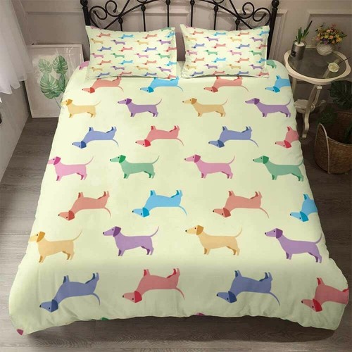 Dachshund quilt cover - quilt,