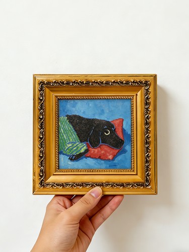 Framed original oil - original, painting